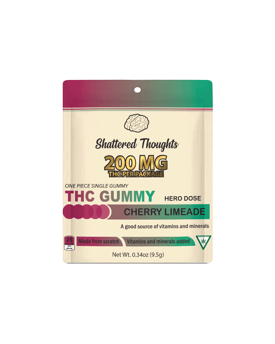 Shattered Thoughts - Shattered Thoughts | Cherry Limeade Single Gummy | 200mg - 1