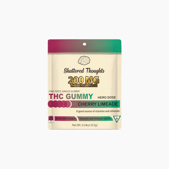 Shattered Thoughts - Shattered Thoughts | Cherry Limeade Single Gummy | 200mg - 1