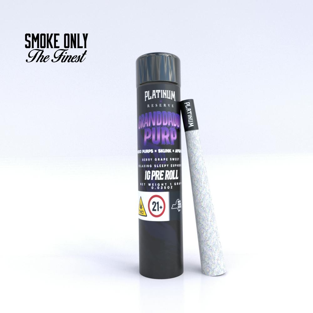 Platinum Reserve - Platinum Reserve I Granddaddy Purp | Joint | 1g - 1