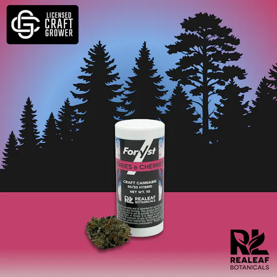 Realeaf Botanicals - Berries & Cherries Foryst Flower 1g - 1