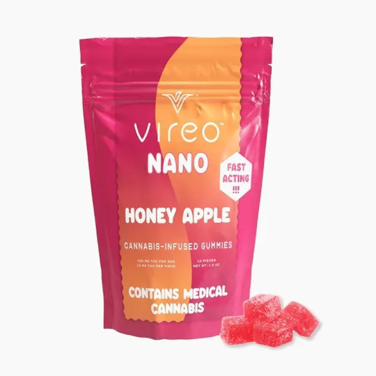 Vireo - Honey Apple Nano Gummies | 100mg | 10ct | 10mg/ea - 1