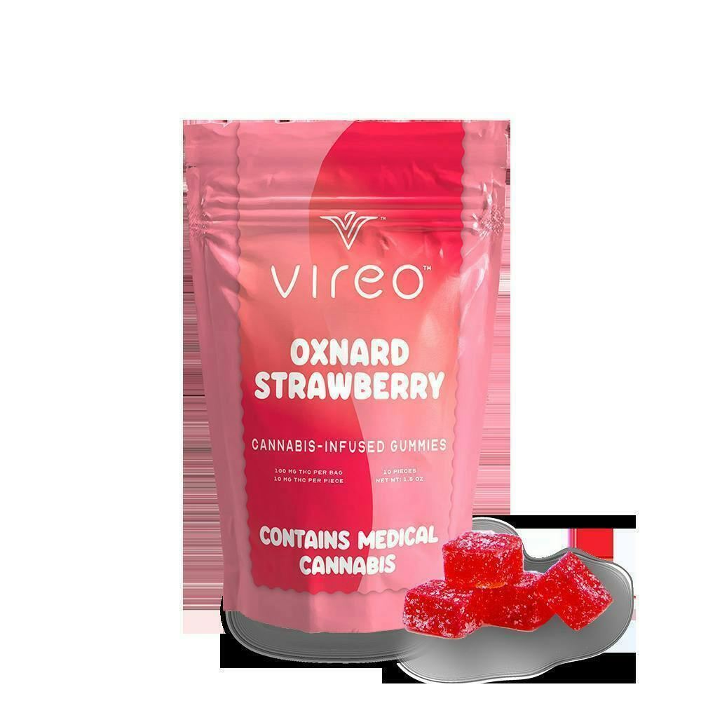 Vireo - Oxnard Strawberry Gummies | Gummies | 100mg | 10ct | 10mg/ea - 1