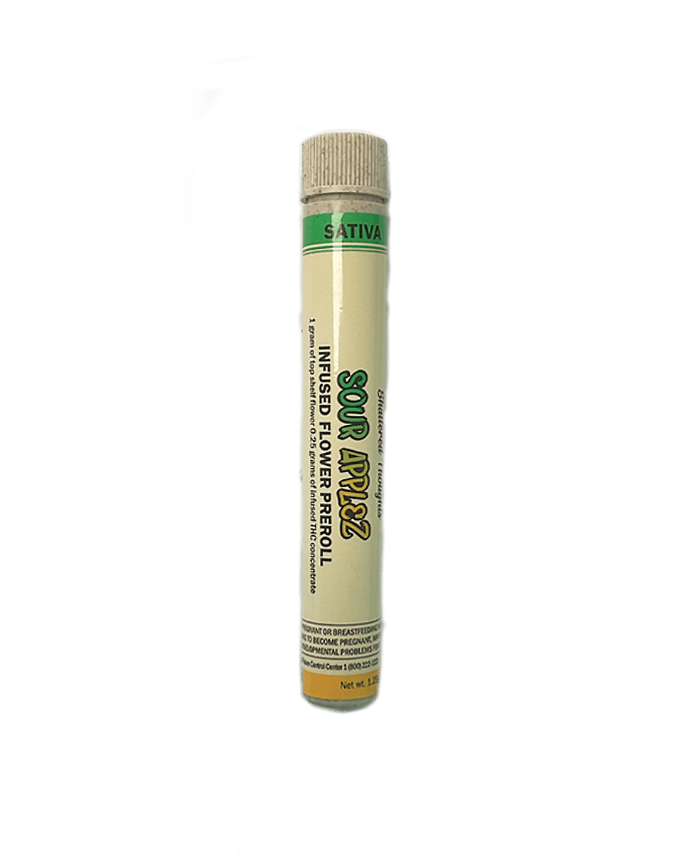Shattered Thoughts - Shattered Thoughts | Sour Applez | Infused Joint | Sativa | 1.25g - 1