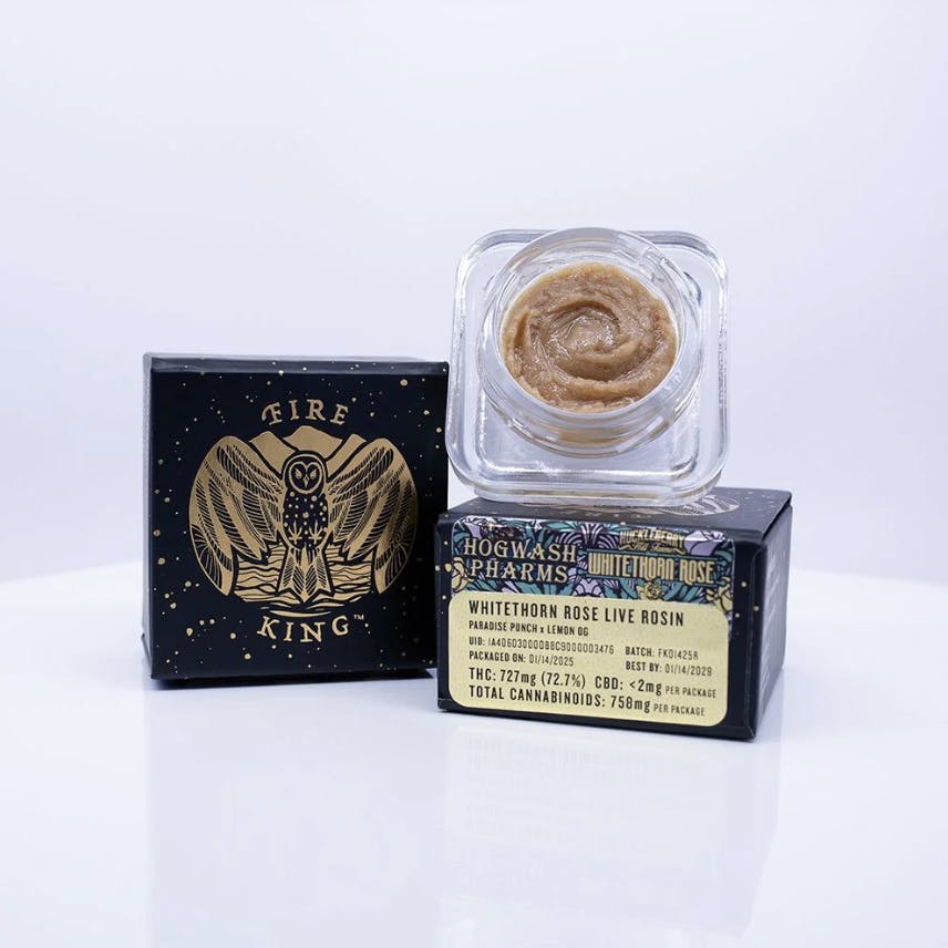 Fire King - Fire King | Whitethorn Rose | Live Rosin | 1g - 1
