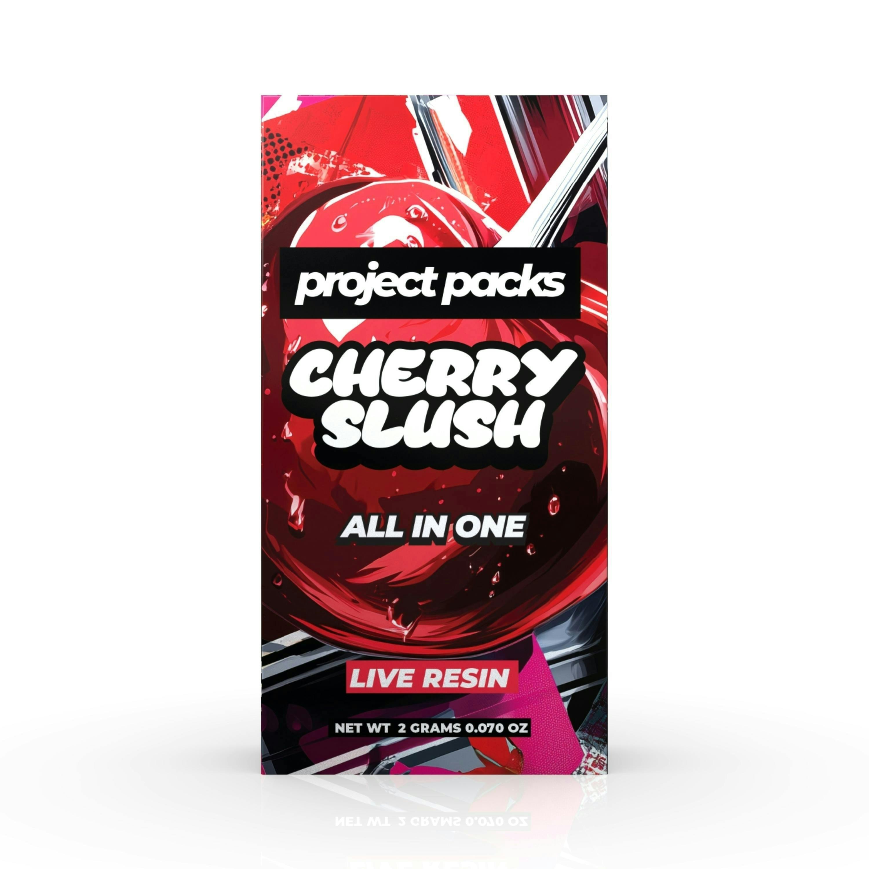 Project Packs - Cherry Slush | Live Resin Disposable | 2g - 1