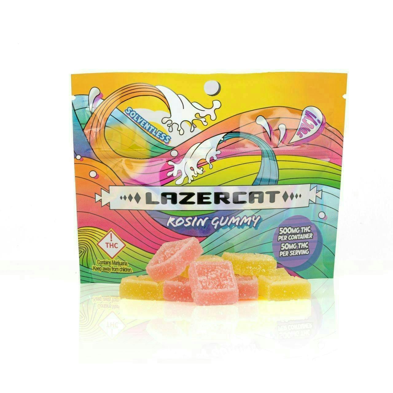 Lazercat - Lazercat | Tahiti Lime Rosin Gummies | 500mg | 10pk | 50mg/ea - 1