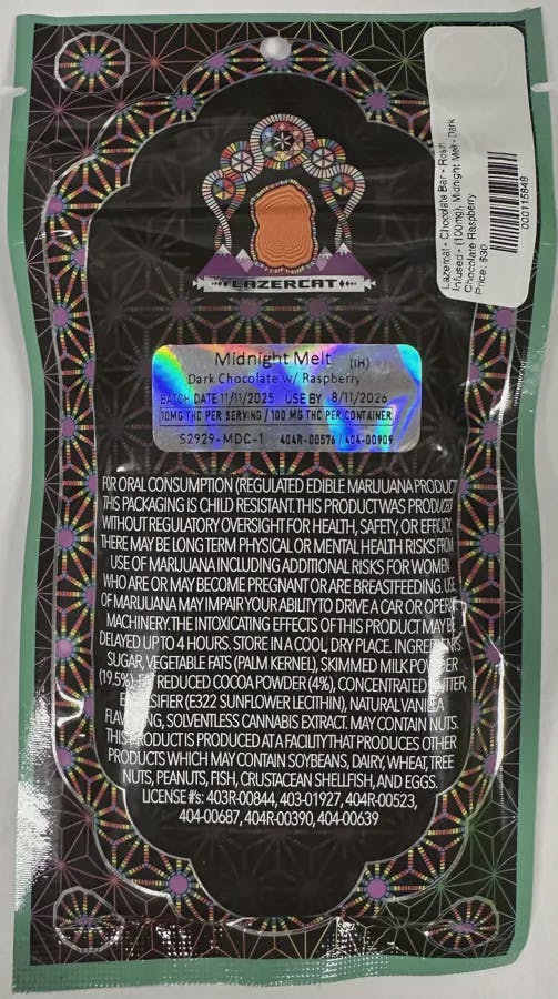 Lazercat - Lazercat | Sequence Chocolates | 100mg | 10pk | 10mg/ea - 1