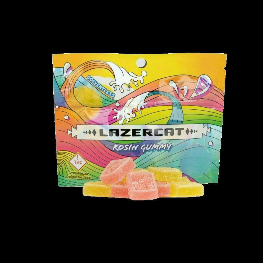 Lazercat - Lazercat | Strawberry Rosin Gummies | 1000mg | 10pk | 100mg/ea - 1