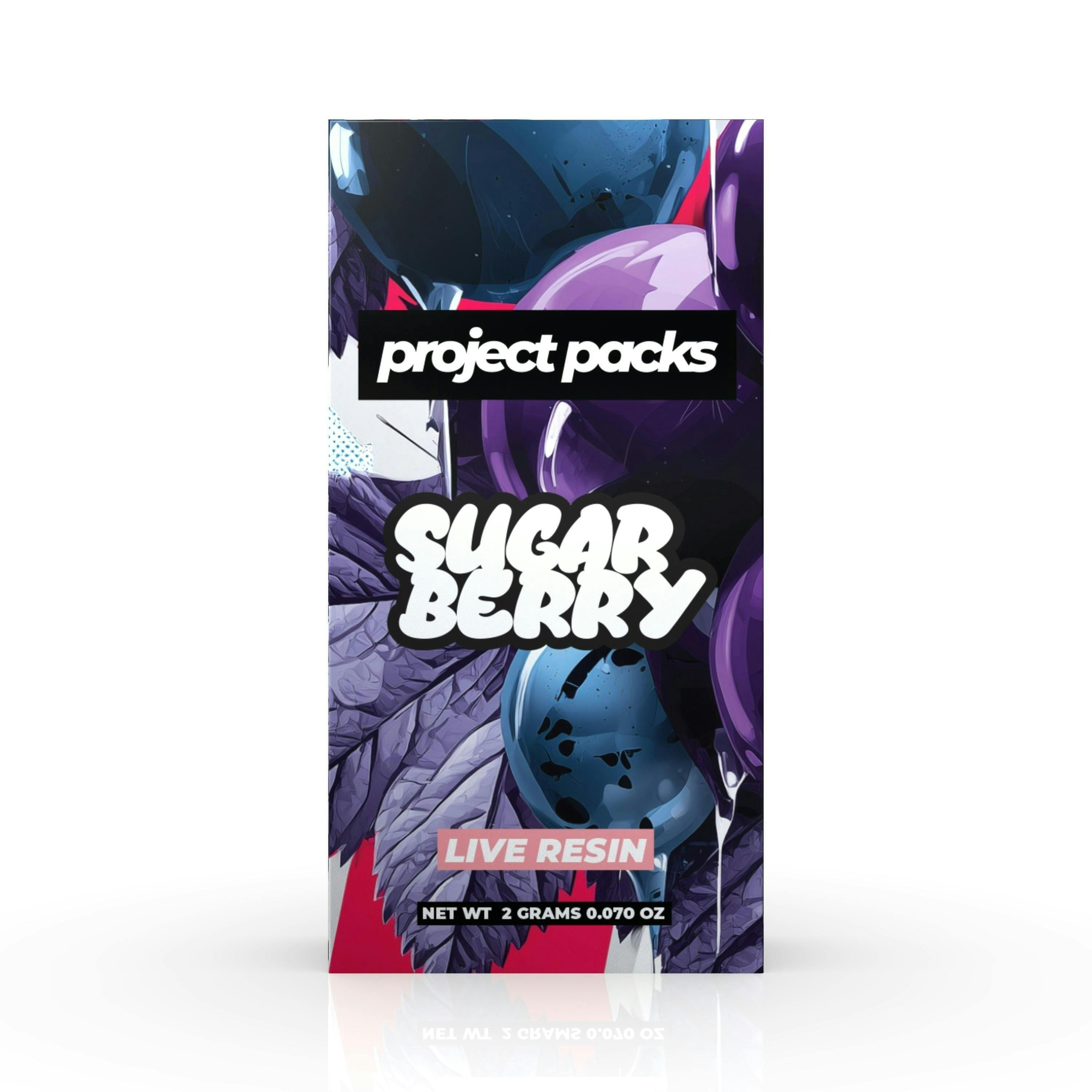 Project Packs - Sugar Berry | Live Resin Disposable | 2g - 1