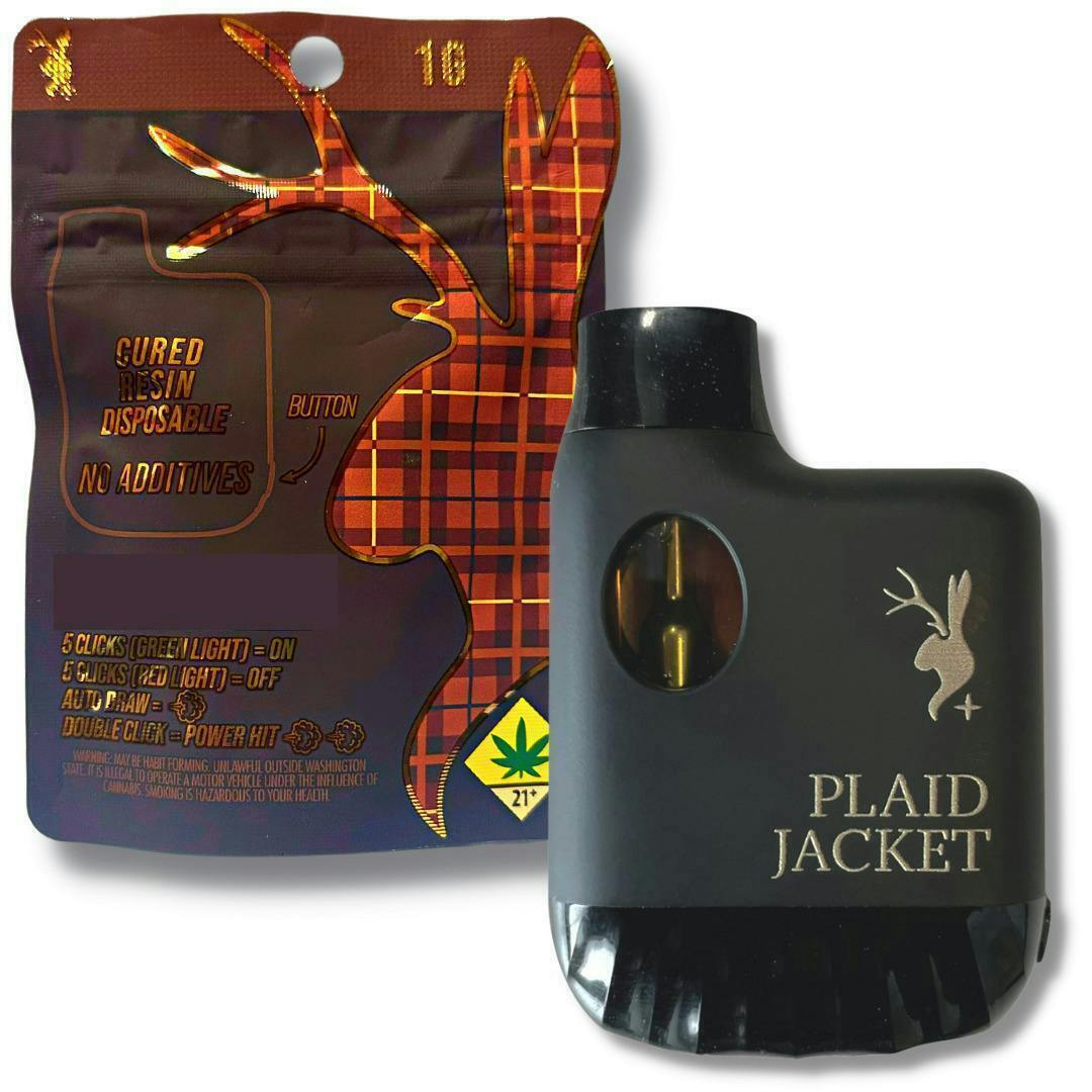Plaid Jacket - Ethiopian Sky Cuddler | Disposable | 1g - 1