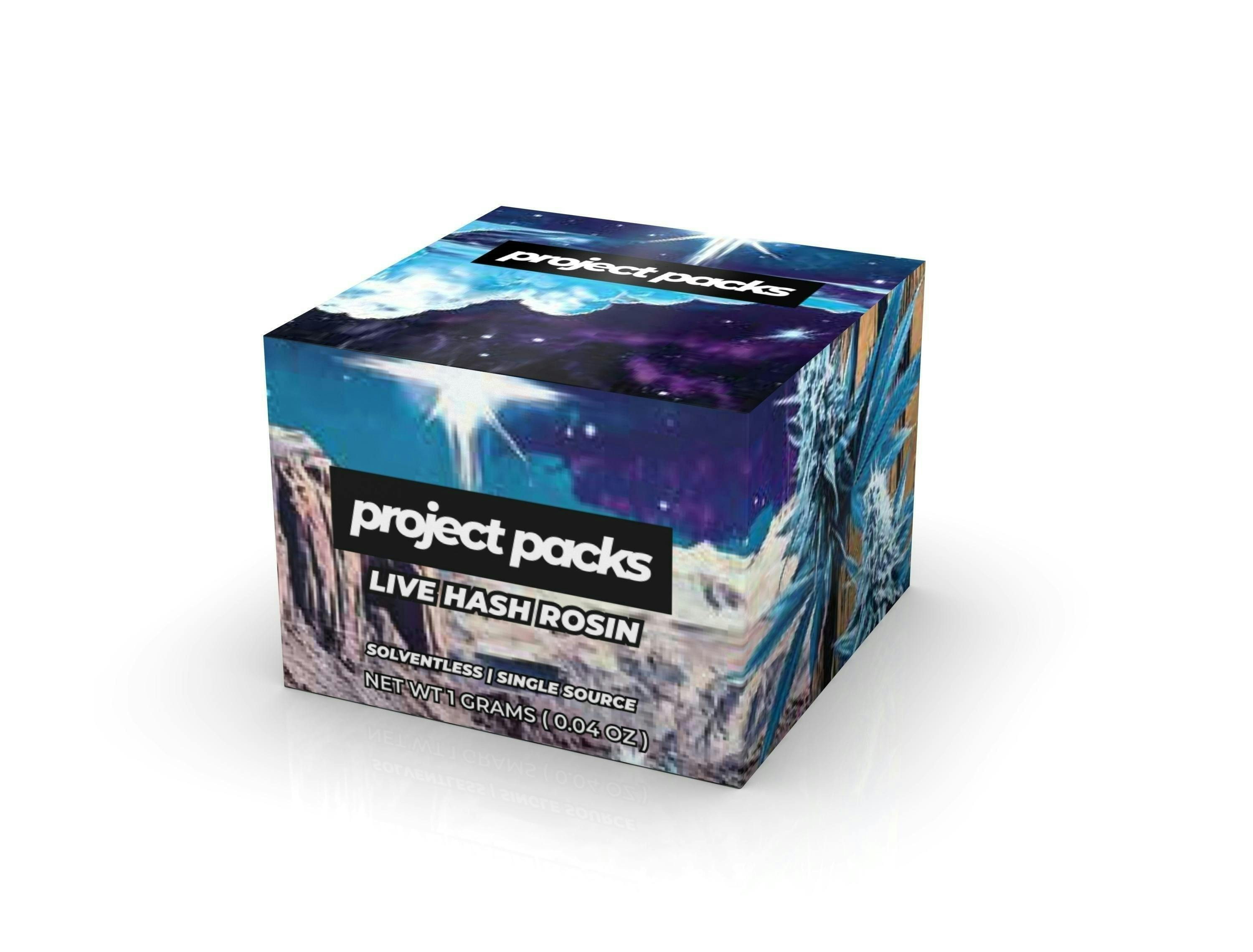 Project Packs - Forbidden Sunset | Live Hash Rosin | 1g - 1