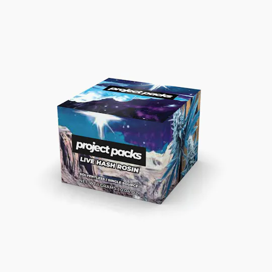 Project Packs - Forbidden Sunset | Live Hash Rosin | 1g - 1