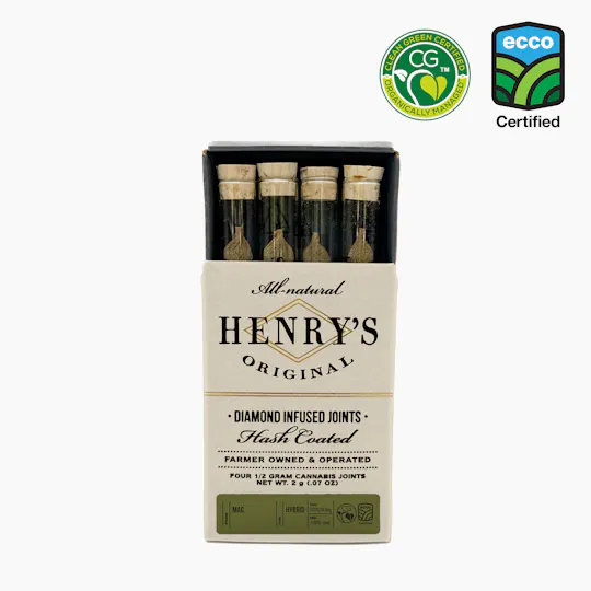 Henry's Original - Henry's Original | MAC | Infused Joints | 0.5g each | 4pk - 1
