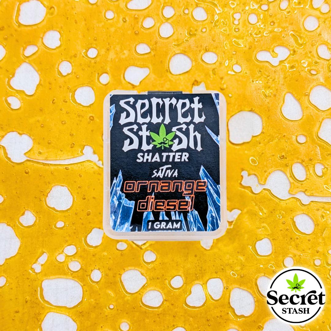 Secret Stash - Secret Stash | Shatter | Orange Diesel | 1g - 1