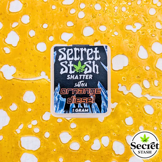 Secret Stash - Secret Stash | Shatter | Orange Diesel | 1g - 1