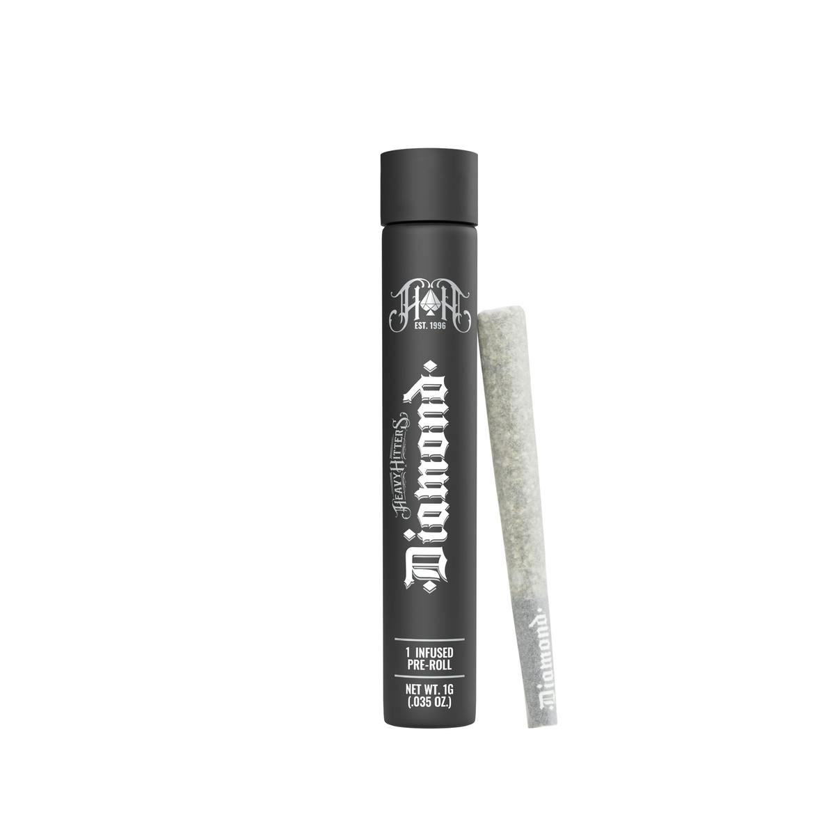 Heavy Hitters - Lime OG | Indica - Diamond Infused 1g Pre-Roll - 1