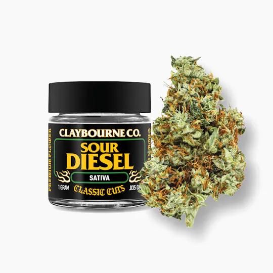 Claybourne Co. - Sour Diesel (1g) - Classic Cuts - 1