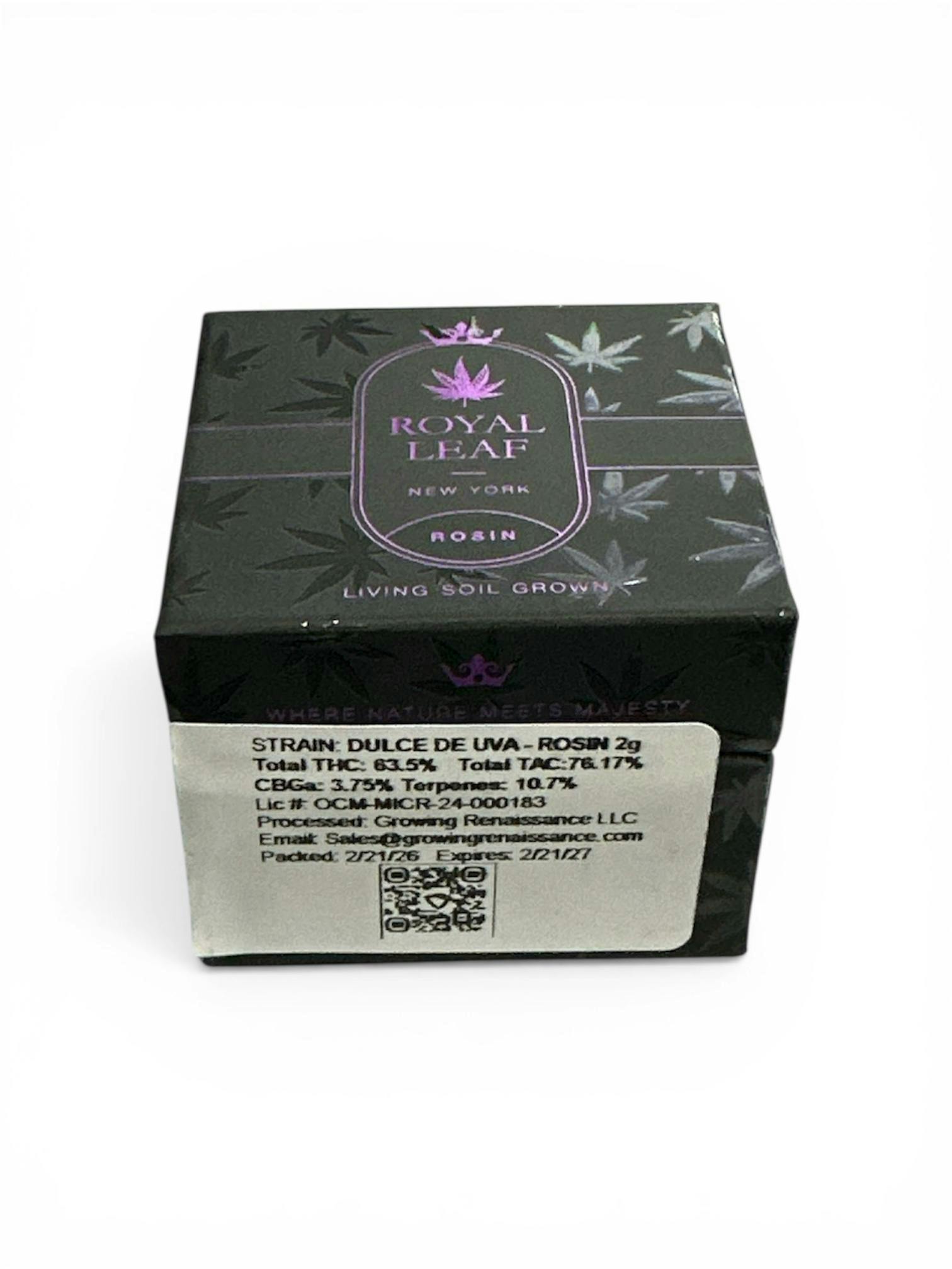 Royal Leaf - Royal Leaf | Dulce De Uva | Live Rosin - 1