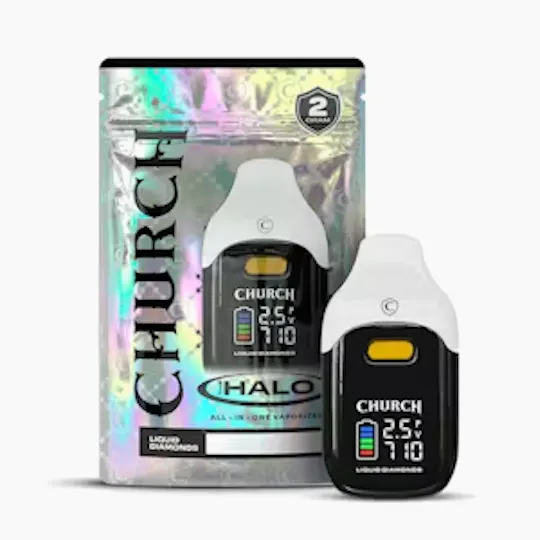 Church Cannabis Company - Church Cannabis | Pineapple Punch | Liquid Diamonds Halo Disposable | 2g - 1