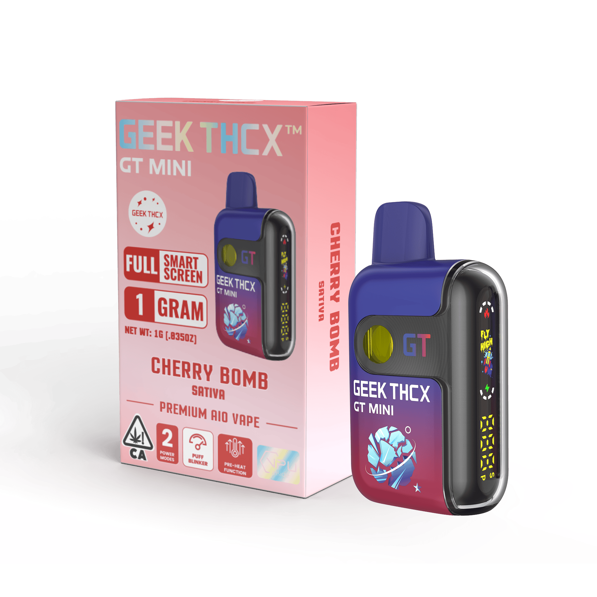 Geek Thcx - GEEK THCX | Cherry Bomb | Disposable | 1g - 1