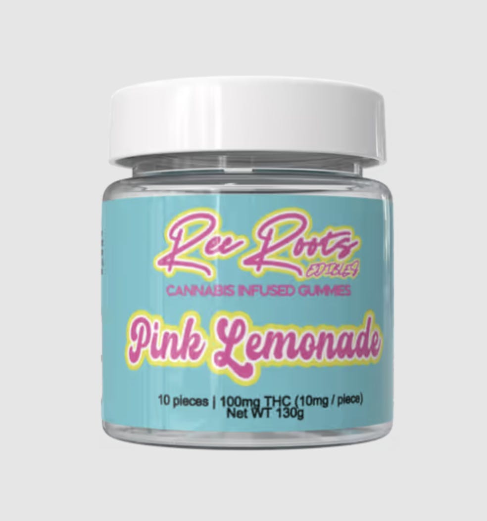 Rec Roots - Pink Lemonade Gummies | 100mg | 10ct | 10mg/ea - 1
