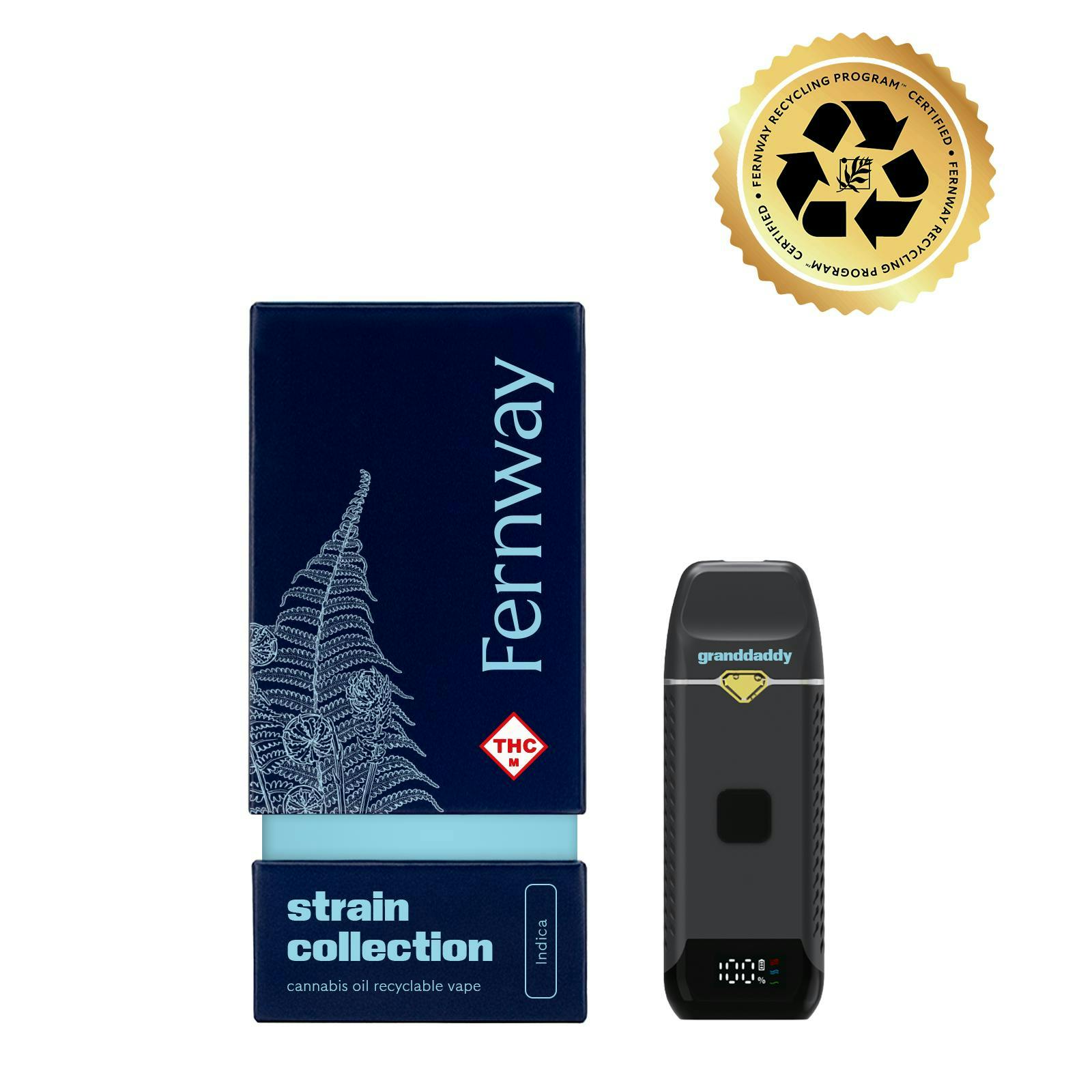Fernway - Granddaddy Purple | Strain Collection | All-In-One Traveler PRO | 1.0g - 1