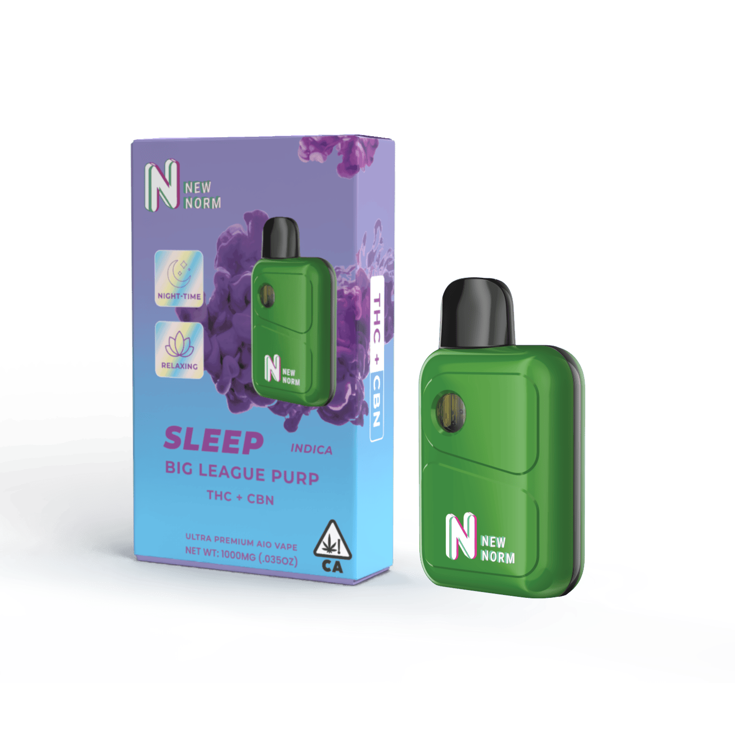 New Normal - New Normal | Effect | Sleep Big League Purp | Disposable | 1g - 1
