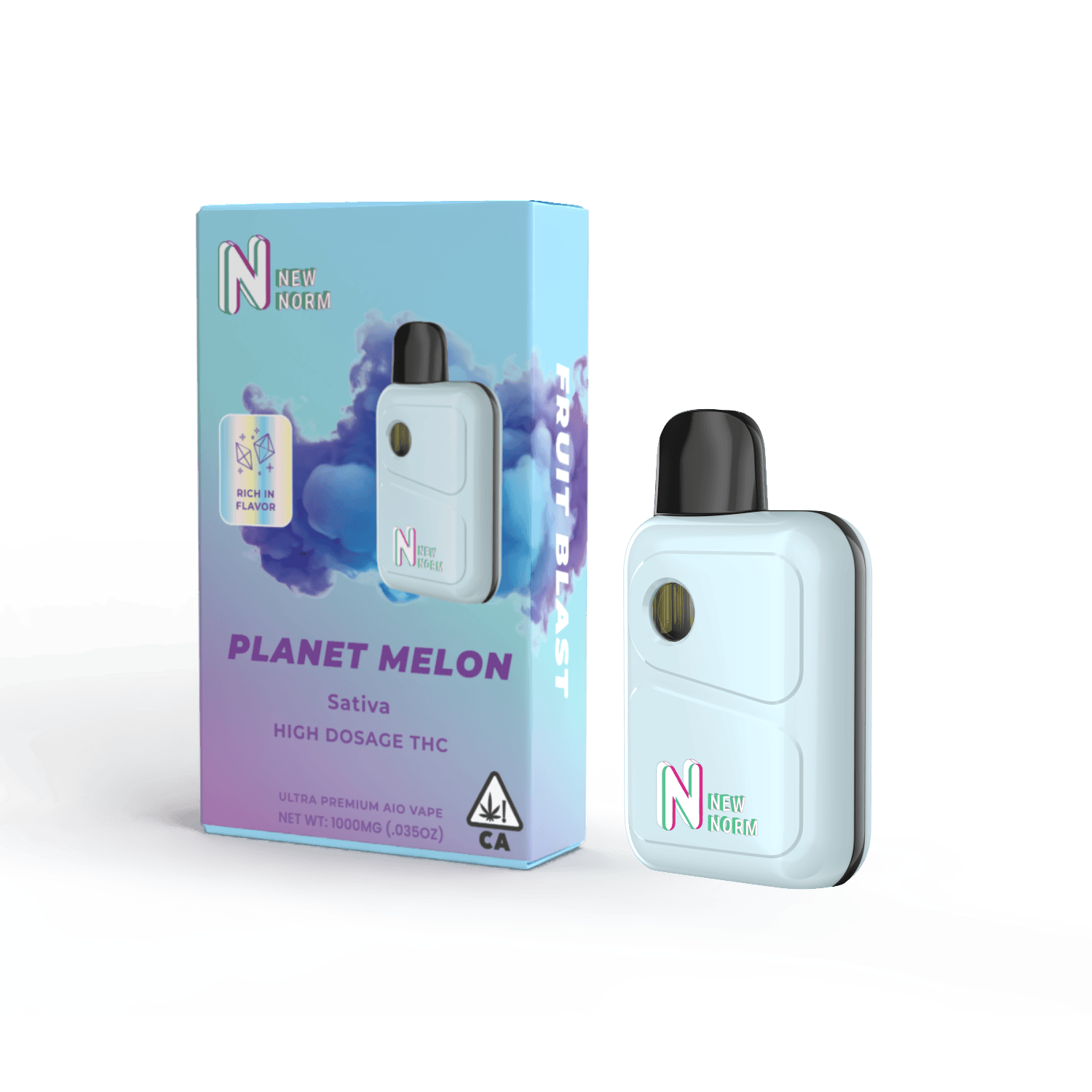 New Normal - New Normal | Fruit Blast | Planet Melon | Disposable | 1g - 1