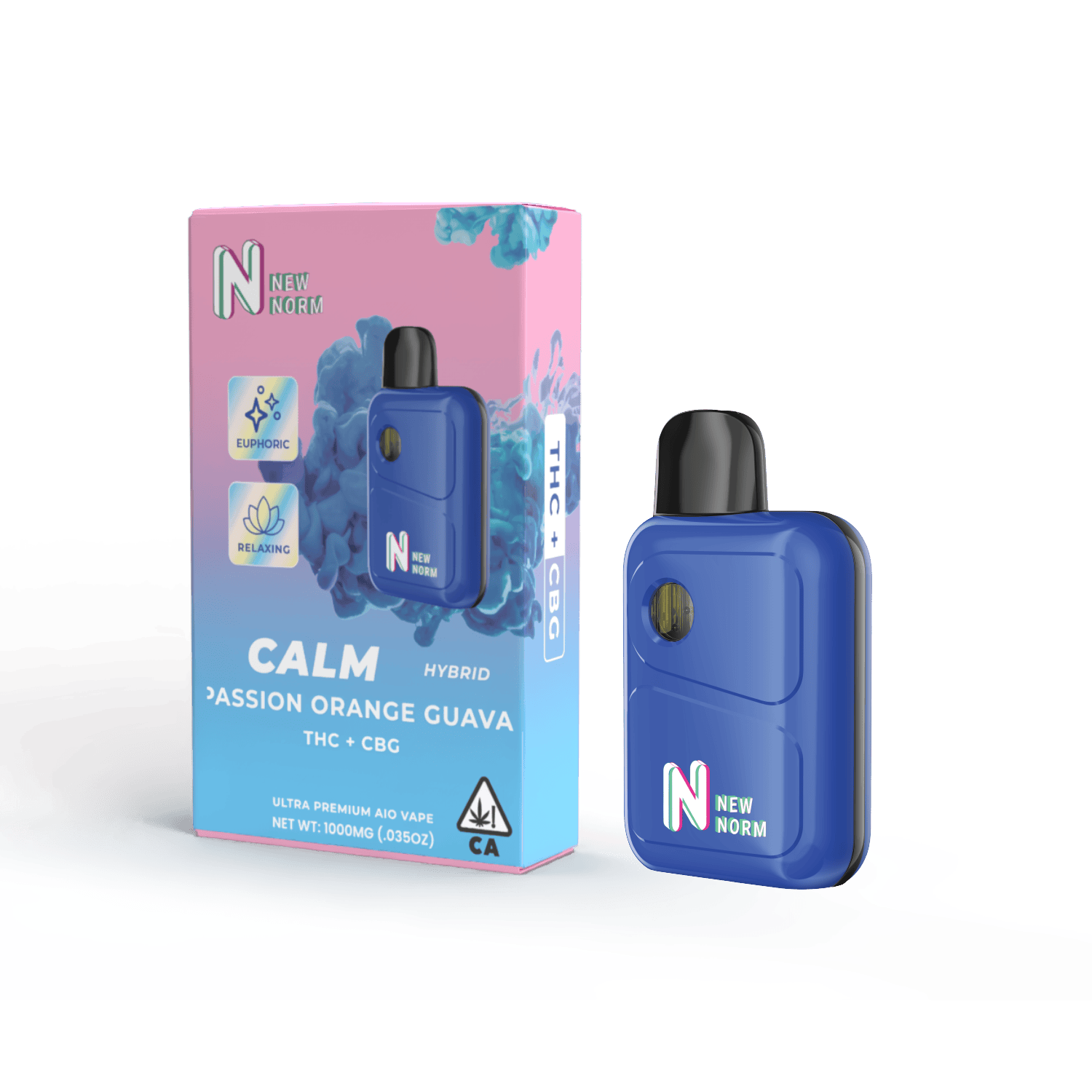 New Normal - New Normal | Effect | Calm Passion Orange Guava | Disposable | 1g - 1