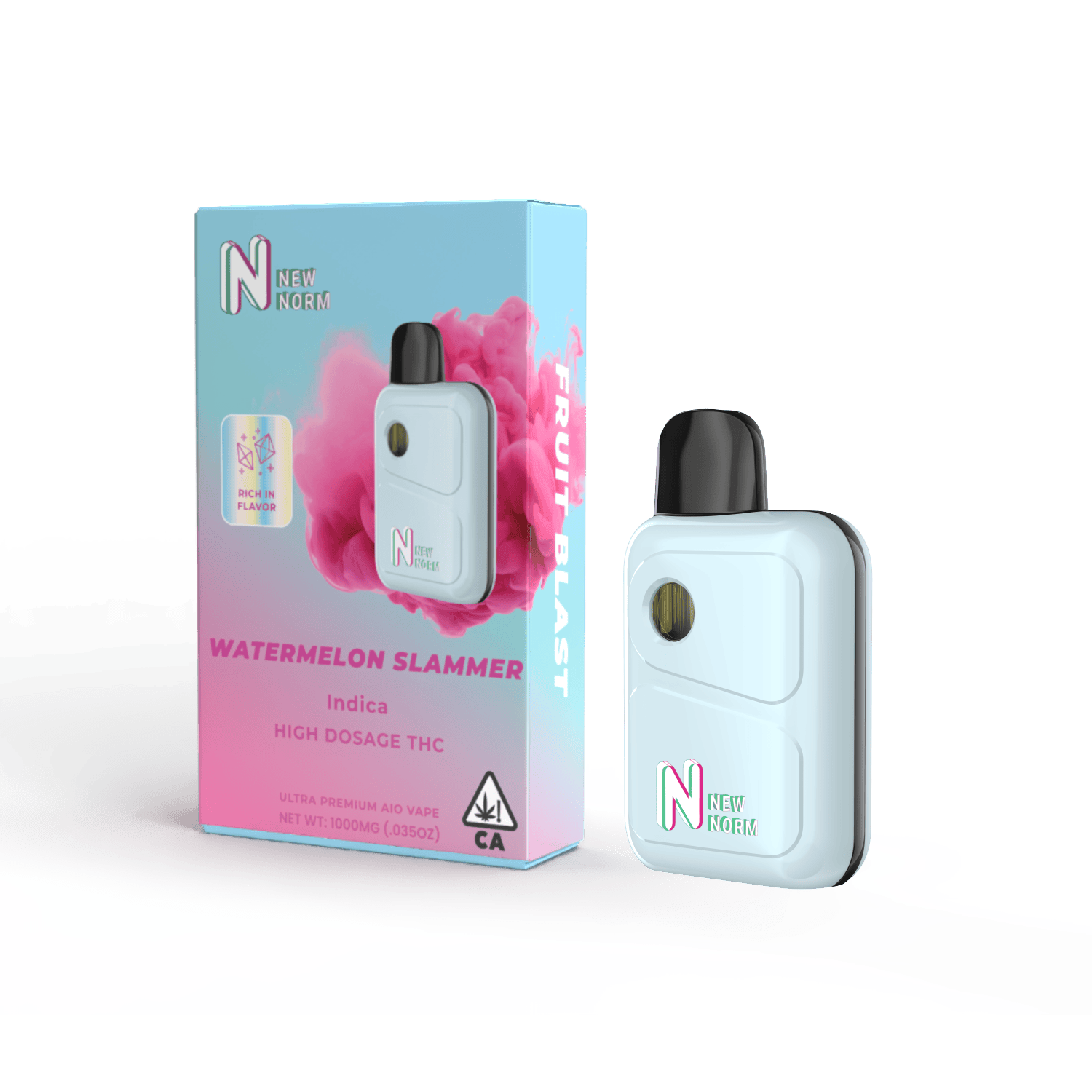 New Normal - New Normal | Fruit Blast | Watermelon Slammer | Disposable | 1g - 1