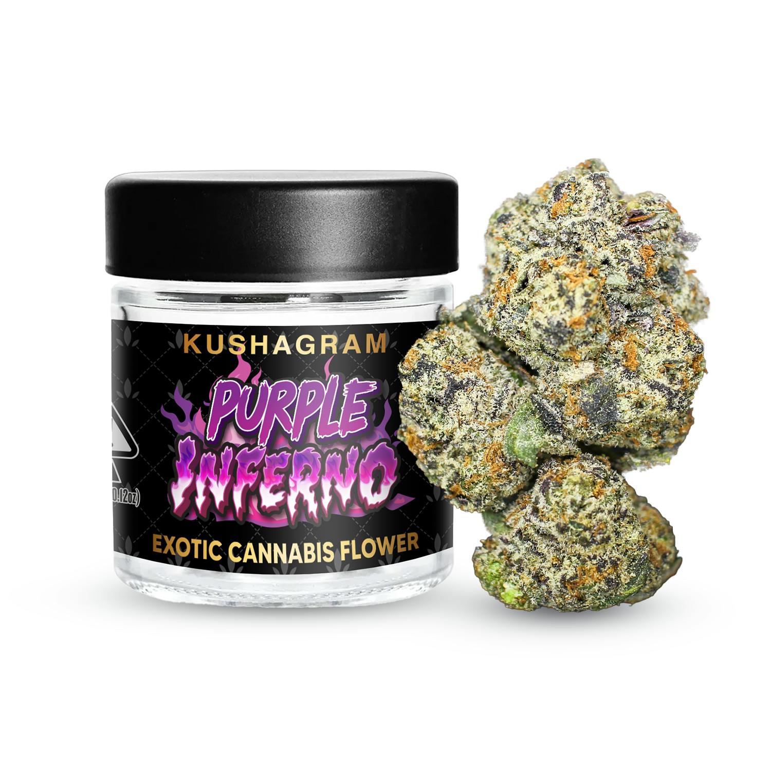 KUSHAGRAM - Purple Inferno (Jar) - 3.5 g - 1