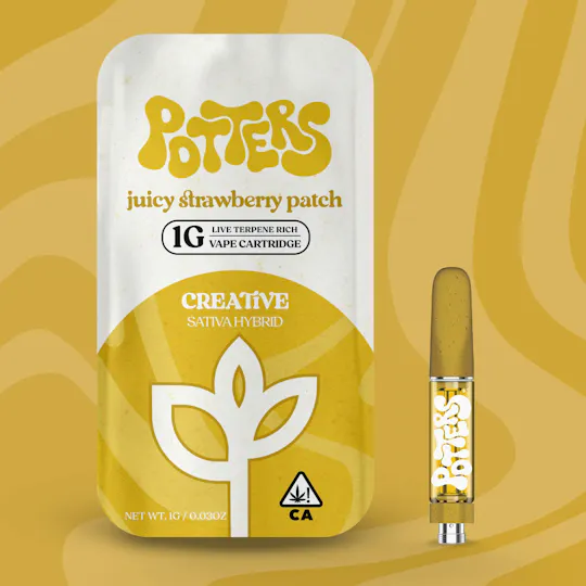 Potters - Juicy Strawberry Patch | Live Resin Cartridge | 1g - 1