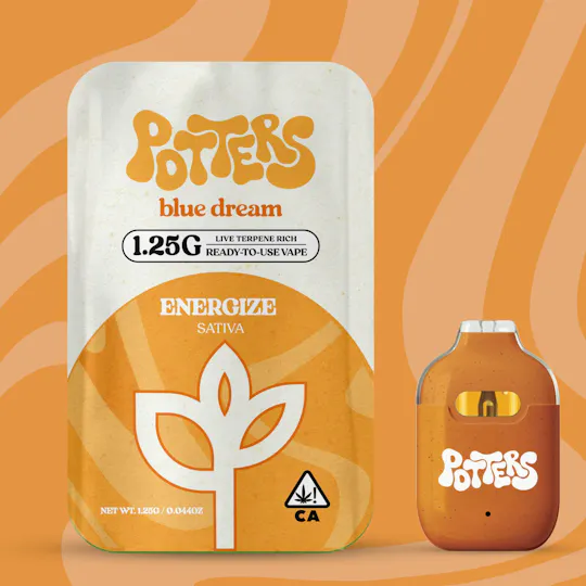 Potters - Blue Dream | Live Resin Disposable | 1.25g - 1