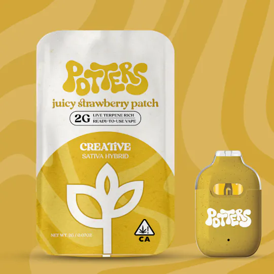 Potters - 2g | Live Resin RTU | Juicy Strawberry Patch - 1