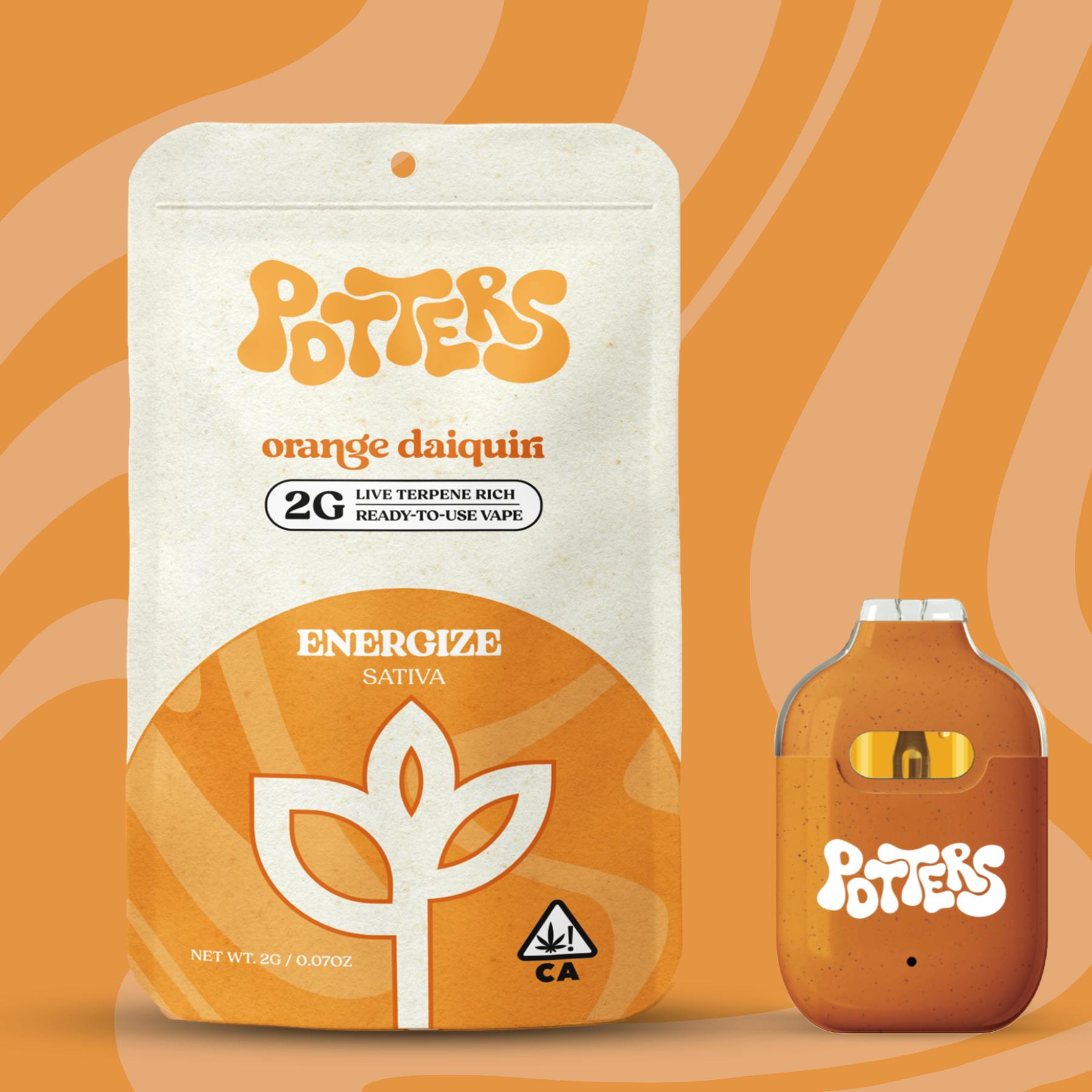 Potters - 2g | Live Resin RTU | Orange Daiquiri - 1