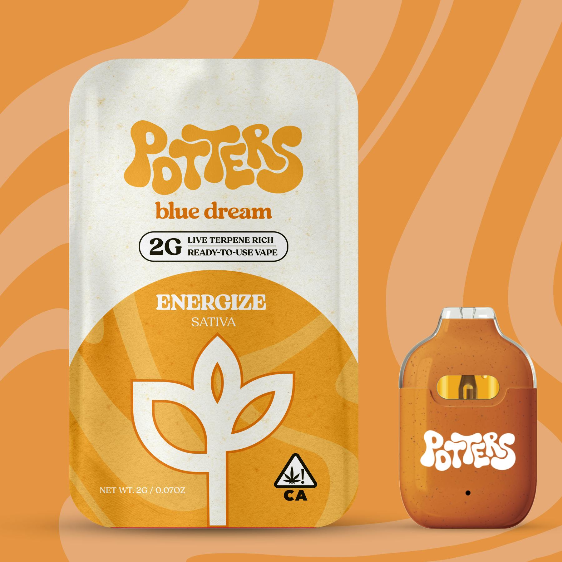 Potters - 2g | Live Resin RTU | Blue Dream - 1