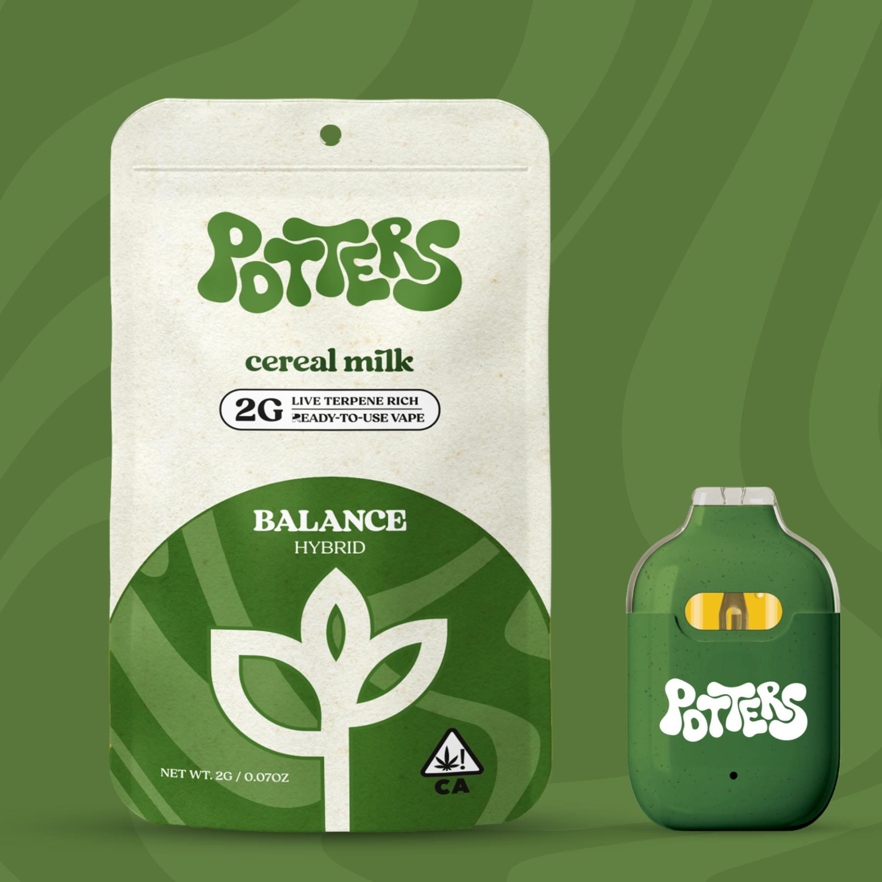 Potters - 2g | Live Resin RTU | Cereal Milk - 1