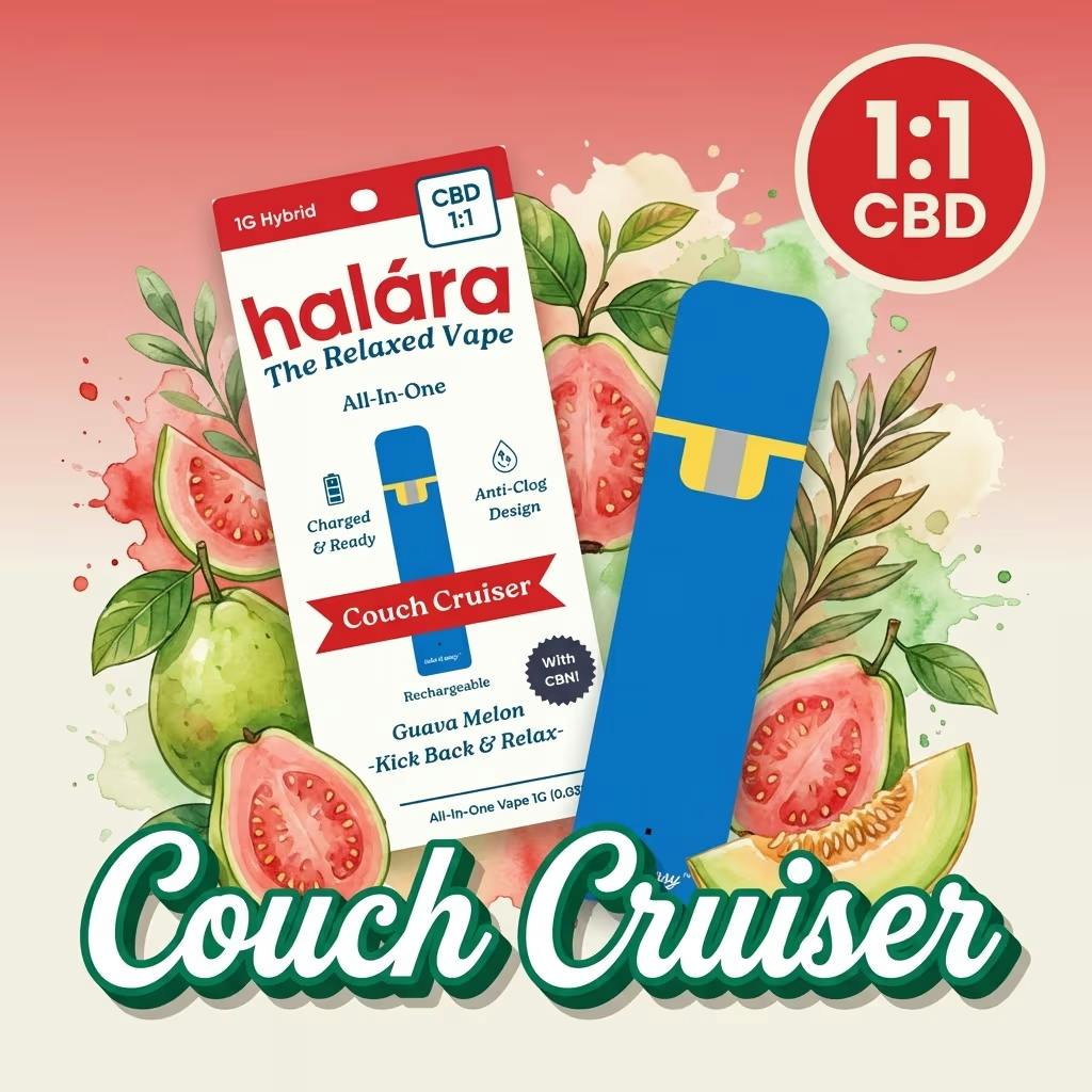 Halara - Halara | Guava Melon | High CBD 1:1 AIO | 1g - 1