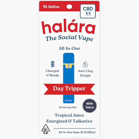 Halara - Halara | Tropical Juice | High CBD 1:1 AIO | 1g - 1
