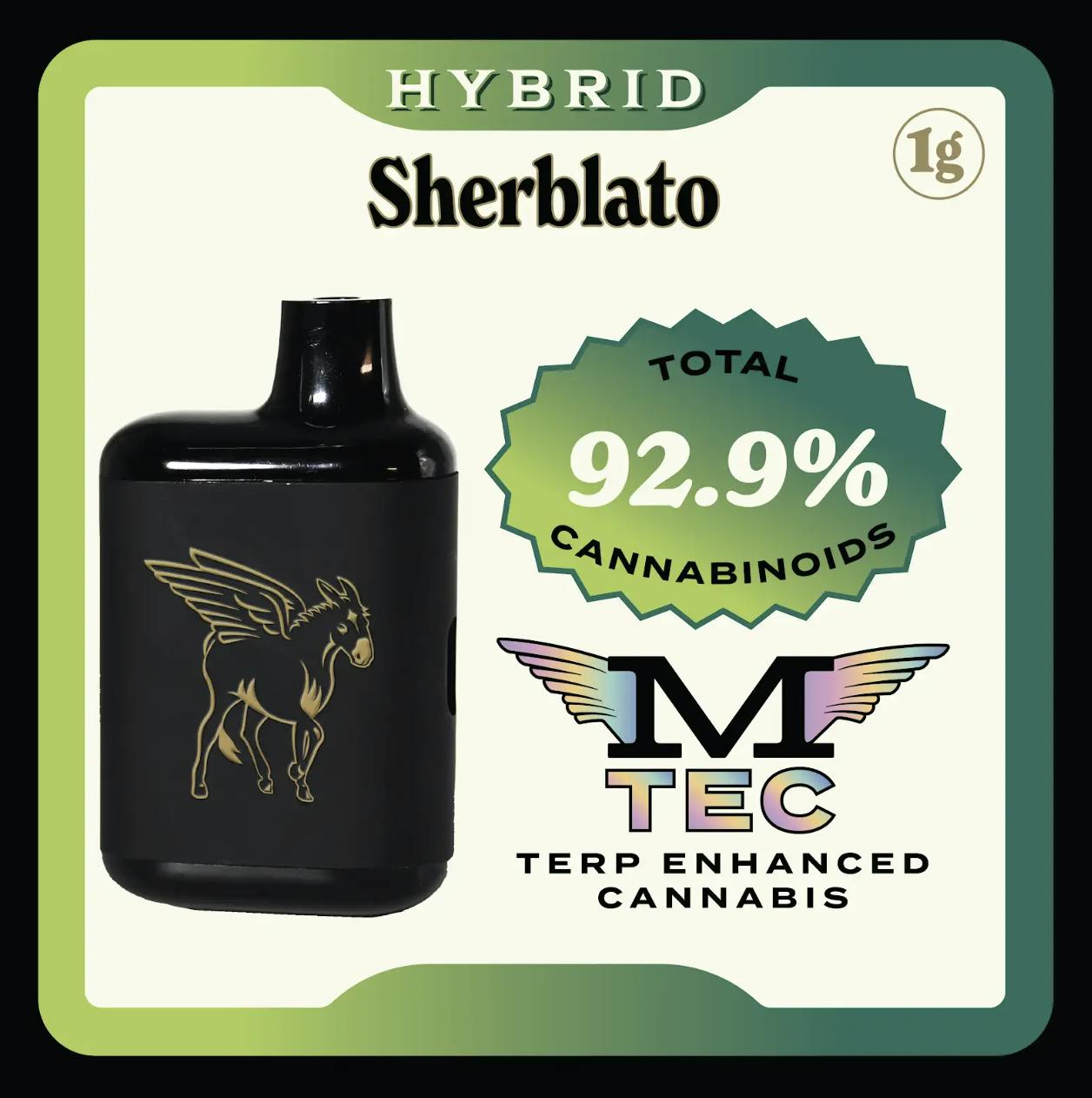 Mule Extracts - Mule Extracts | Sherblato | Dank Tank LR Disposable | 1g - 1