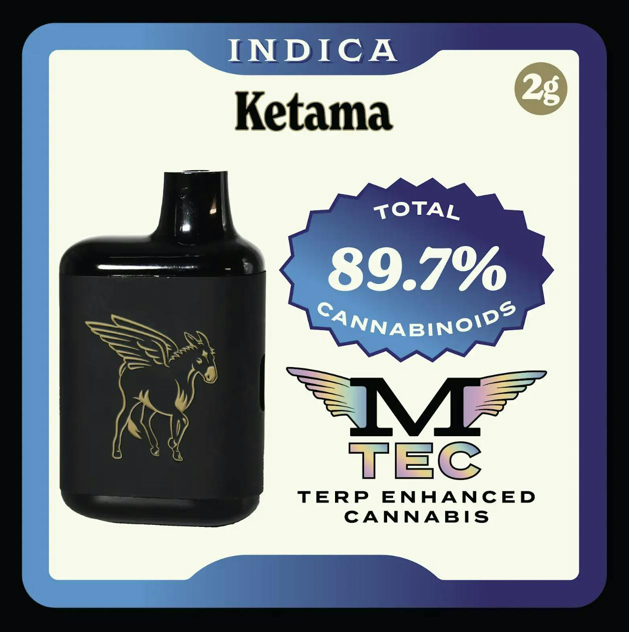 Mule Extracts - Ketama | Dank Tank LR Disposable | 2g - 1