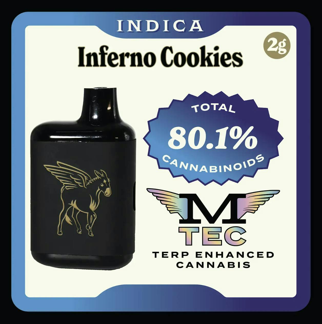 Mule Extracts - Inferno Cookies | Dank Tank LR Disposable | 2g - 1
