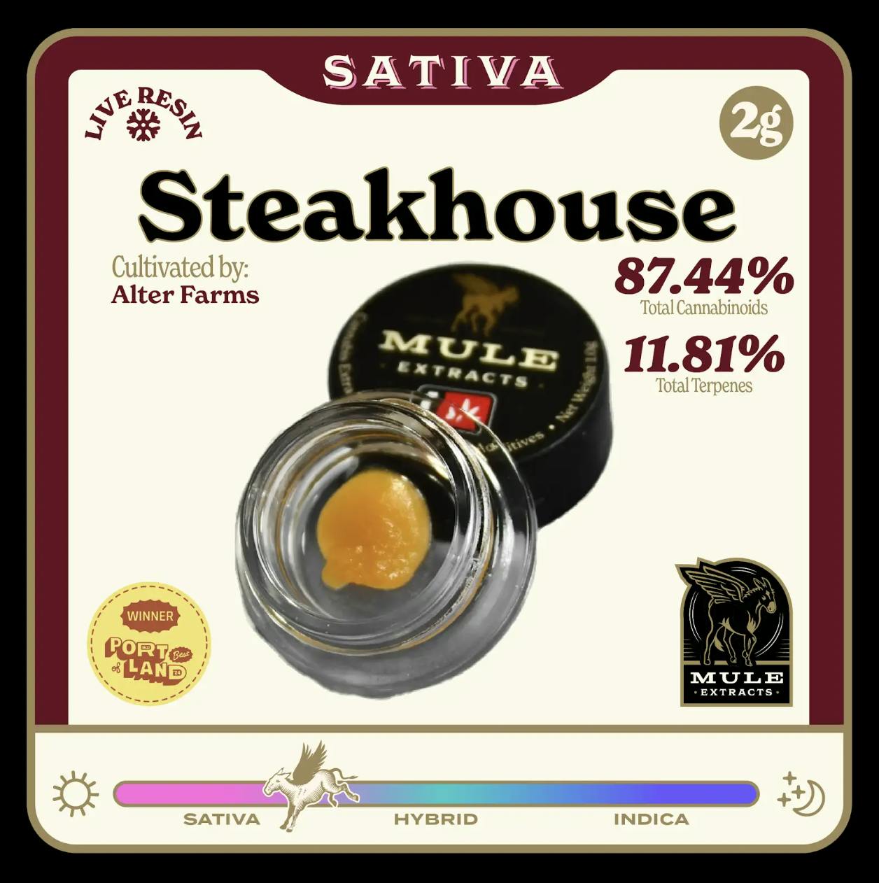 Mule Extracts - Mule Extracts | Steakhouse | Live Resin | 2g - 1