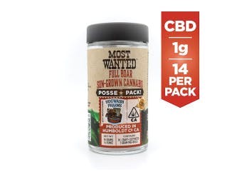 Most Wanted - Cannatonic x Ringo's Gift | Joints | 1g each | 14pk - 1