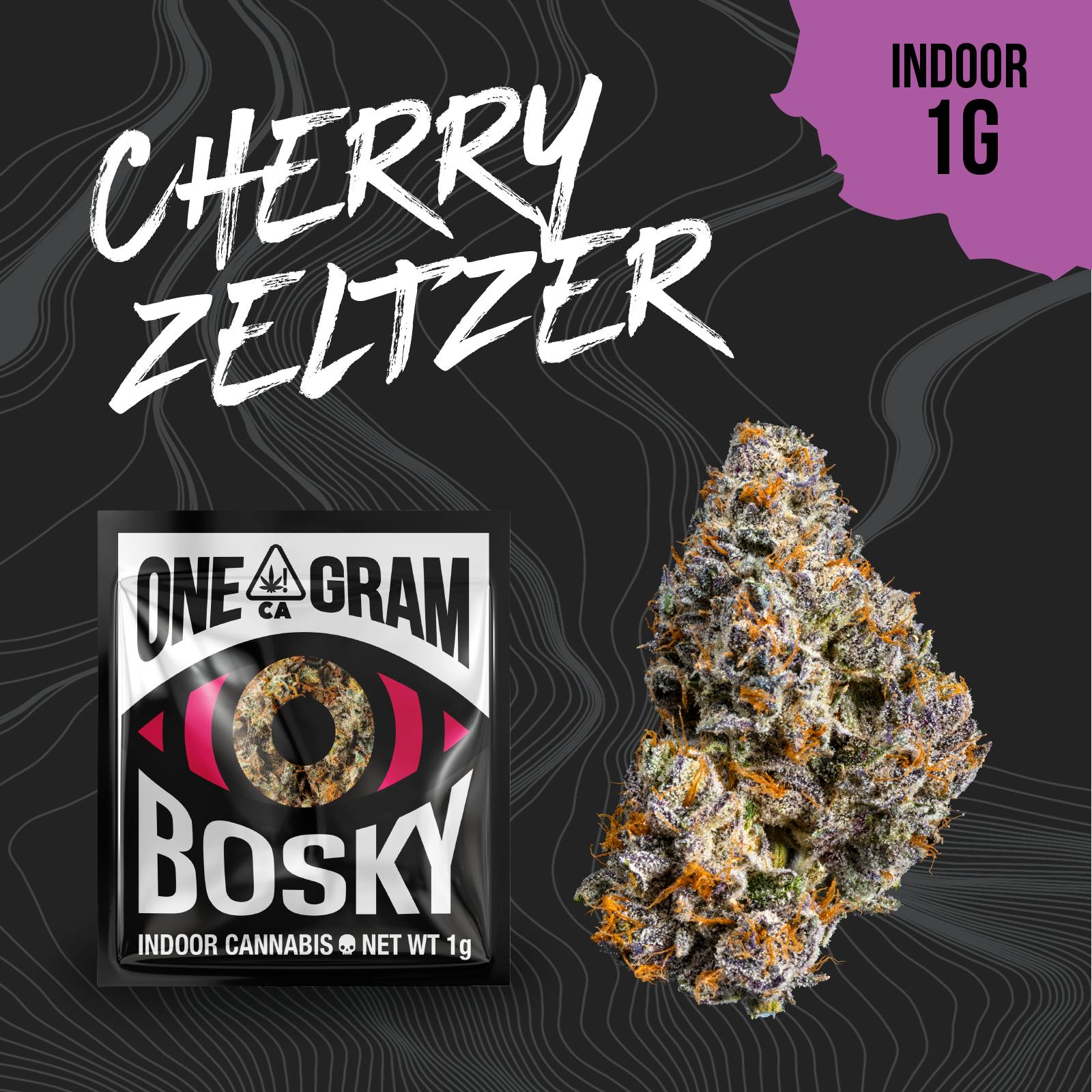 Bosky Genetics - BOSKY | Cherry Zeltzer | Purps | 1g - 1