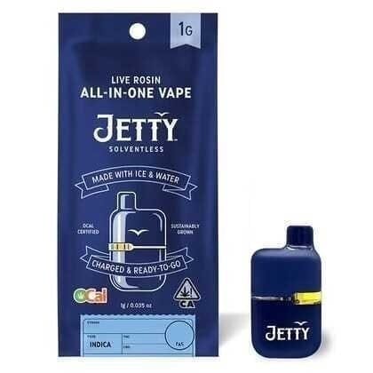 Jetty Extracts - Rum Runner | Live Rosin Disposable | 1g - 1