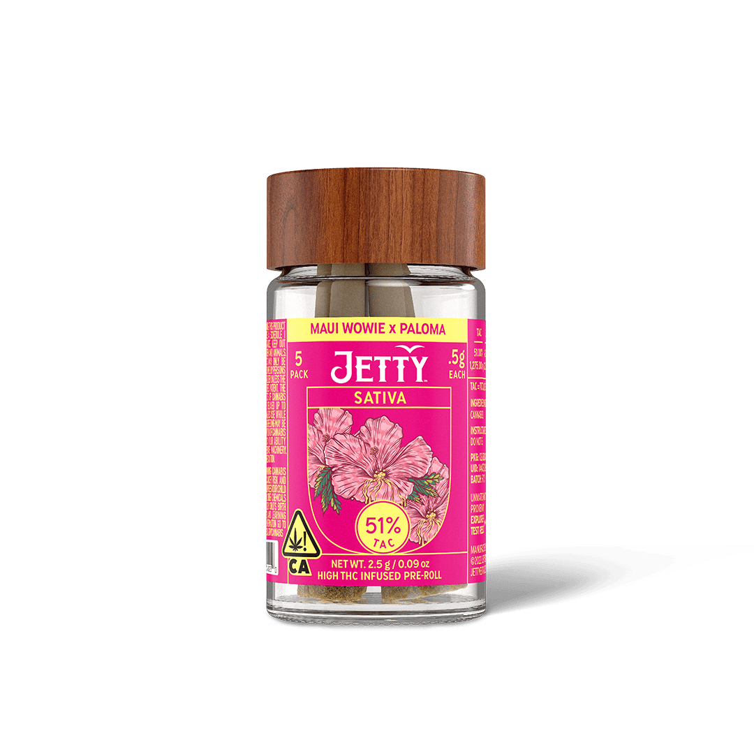 Jetty Extracts - Maui Wowie x Paloma | Live Resin Infused Minis | 0.5g each | 5pk - 1