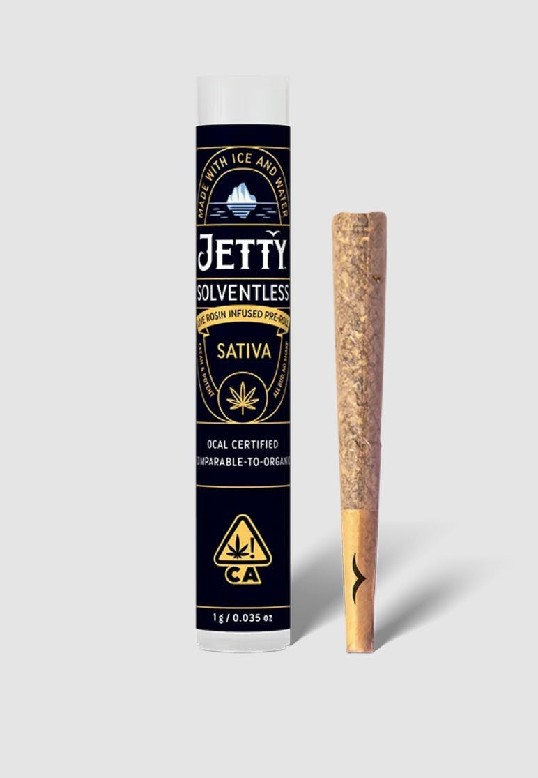 Jetty Extracts - Sour Strawberry & Tropicana Cookies | Live Rosin Infused Joint | 1g - 1