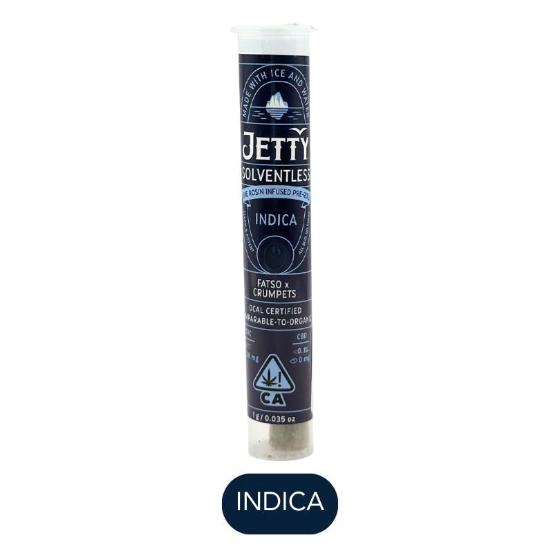 Jetty Extracts - Fatso x Crumpets | Live Rosin Infused Joint | 1g - 1