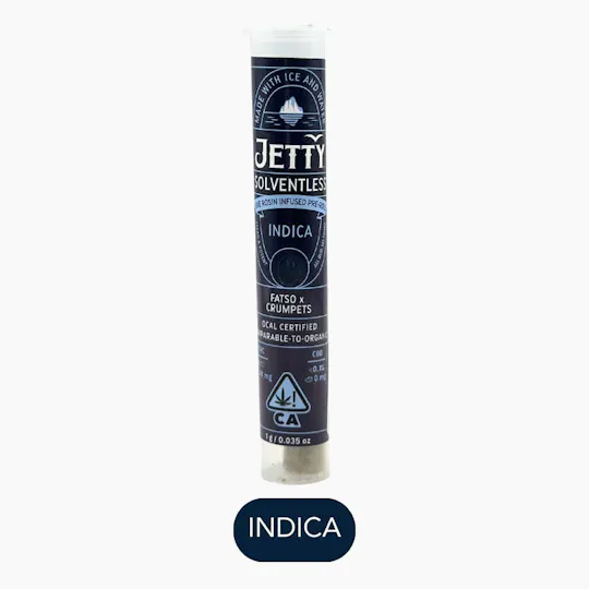 Jetty Extracts - Fatso x Crumpets | Live Rosin Infused Joint | 1g - 1